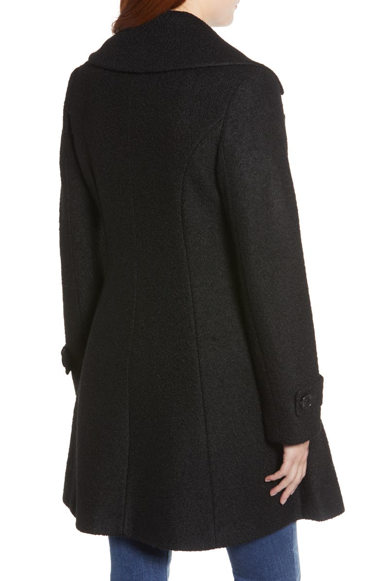 Sam Edelman Fit & Flare Coat, Alternate, color, 