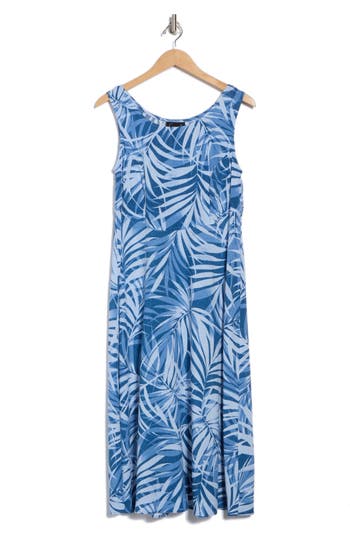 Connected Apparel Lace Back Maxi Dress