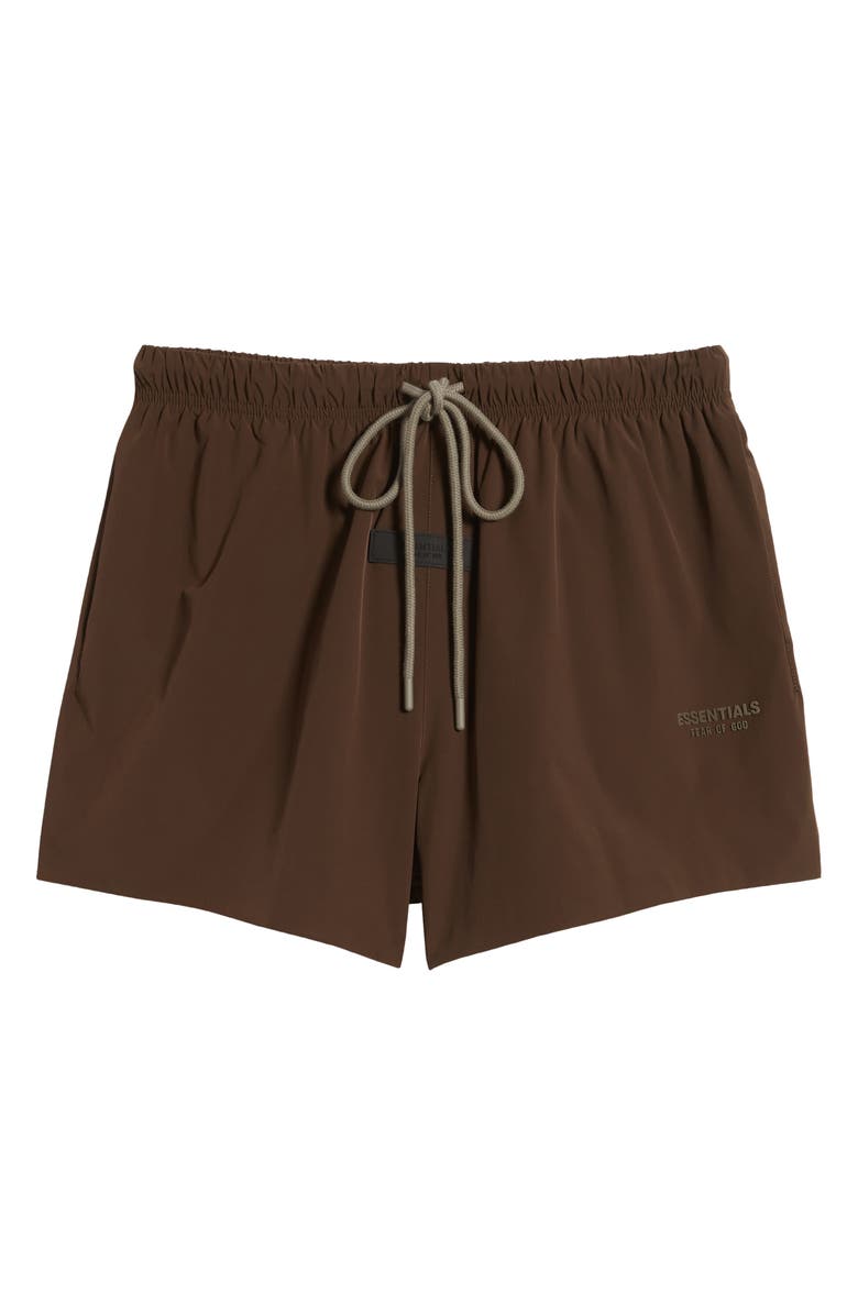 Fear of God Essentials Stretch Nylon Running Shorts, Alternate, color, 