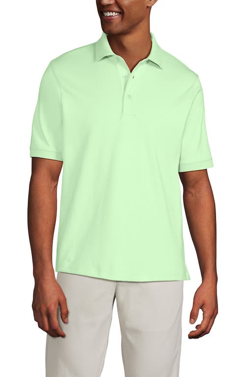 LANDS' END LANDS' END SHORT SLEEVE COTTON SUPIMA POLO SHIRT 