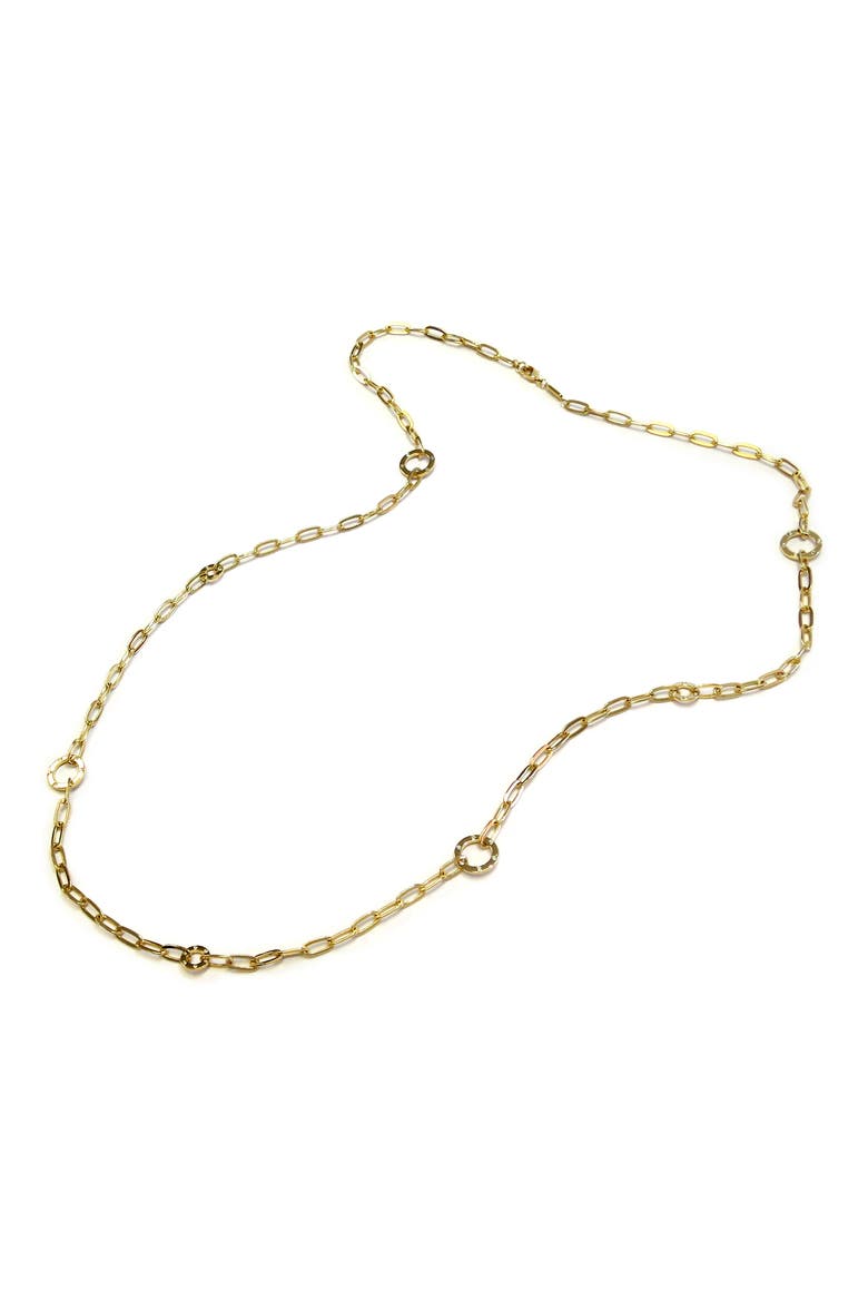 Circle Chain Necklace, Alternate, color, GOLD