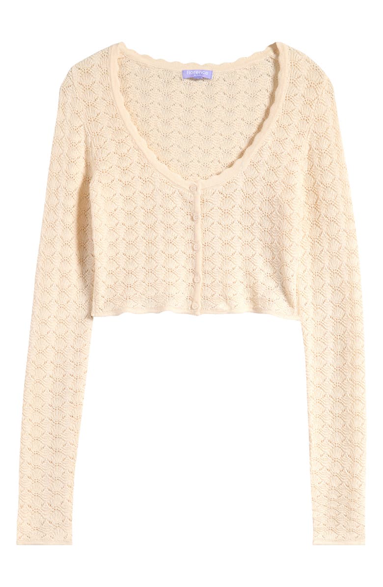 Florence by Mills Le Pointelle Cardigan, Alternate, color,