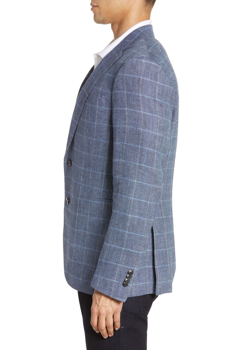 Rodd & Gunn Ironside Regular Fit Plaid Sport Coat, Alternate, color,