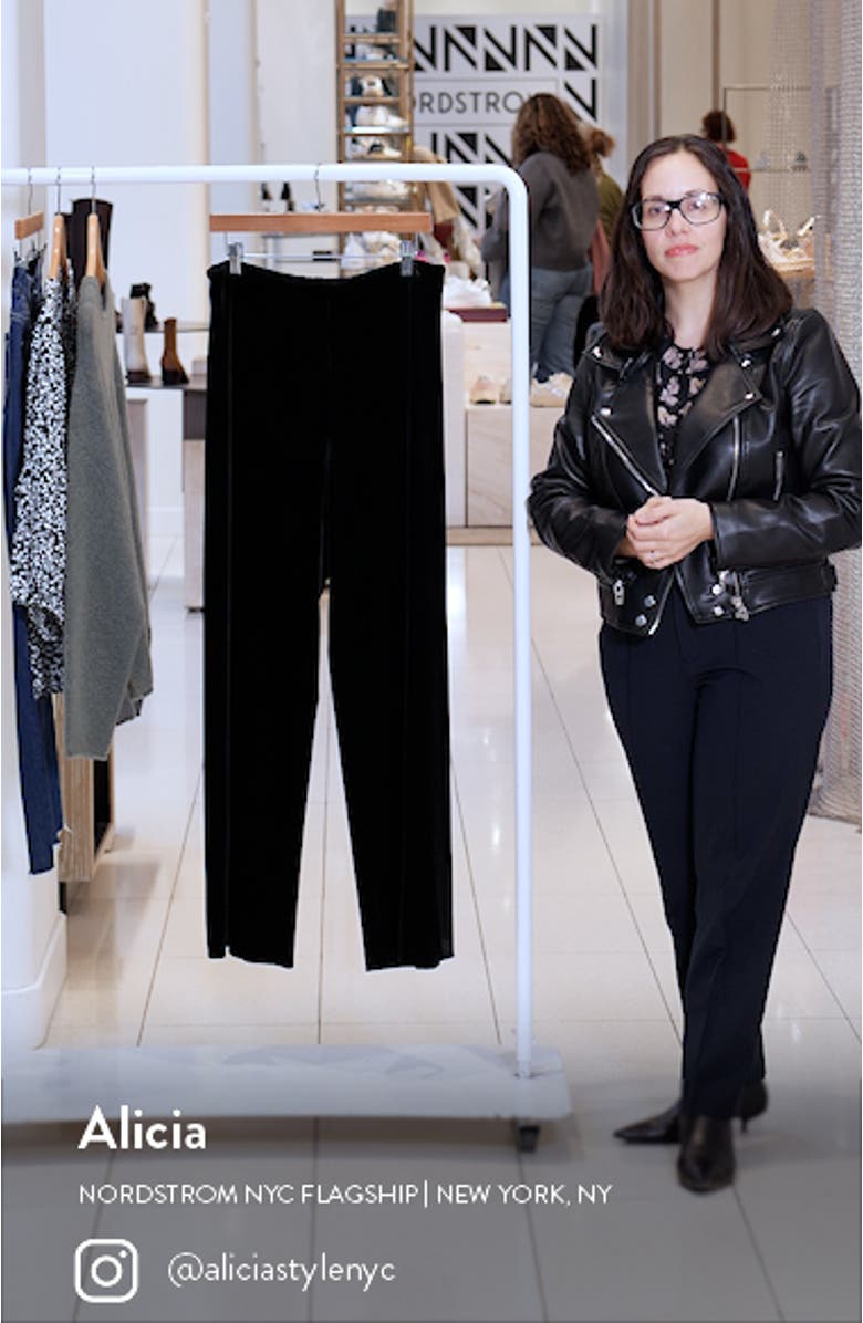 Flat Front Wide Leg Trousers, sales video thumbnail