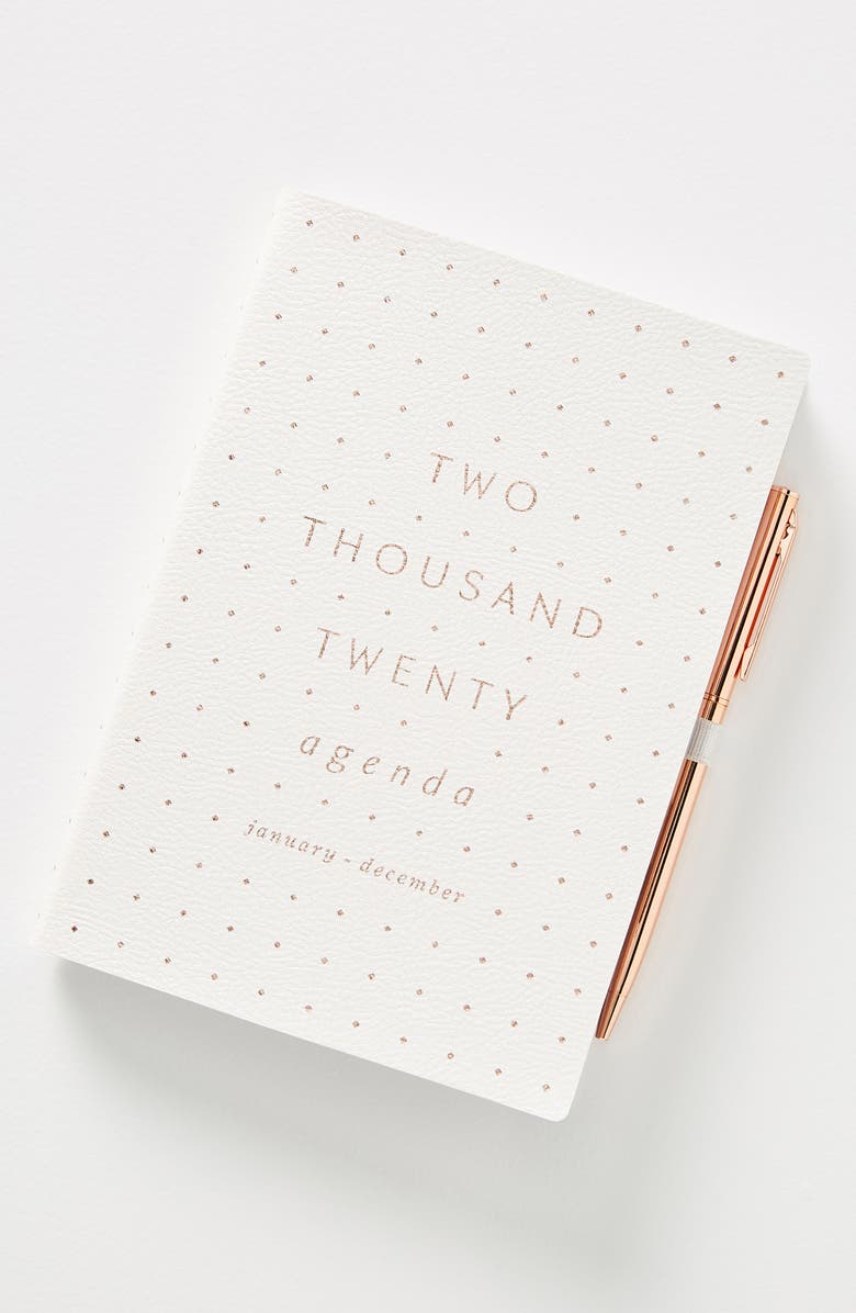 Anthropologie Home 2020 Planner & Pen Set, Main, color,