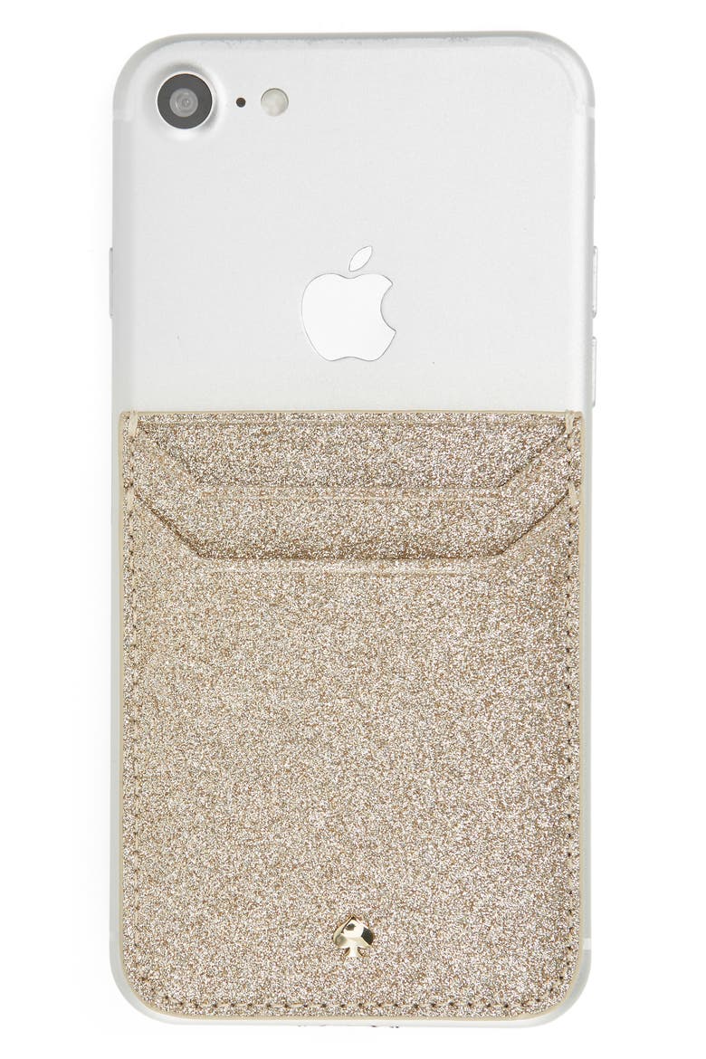 glitter triple sticker pocket, Alternate, color, SOFT GOLD