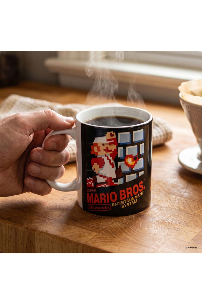 11 oz Super Mario Bros NES Cover Ceramic Mug, Alternate, color, Multicolored
