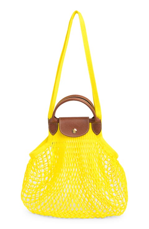 Le Pliage Filet Knit Shoulder Bag
