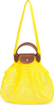 Longchamp Le Pliage Filet Knit Shoulder Bag