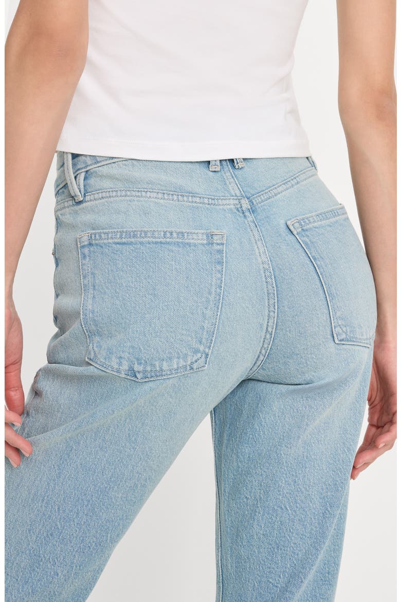 Good Icon High Waist Ankle Straight Leg Jeans, Alternate, color, INDIGO1137