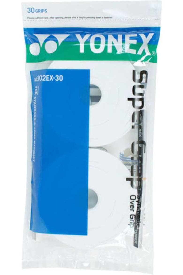 Super Grap White Overgrip 30-pack, Main, color, White