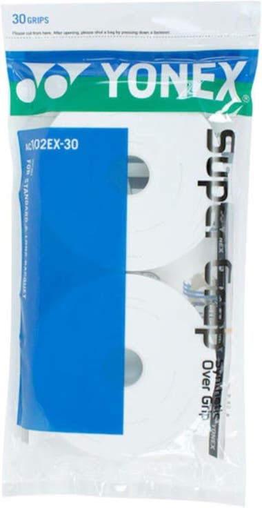 Yonex Super Grap White Overgrip 30-pack