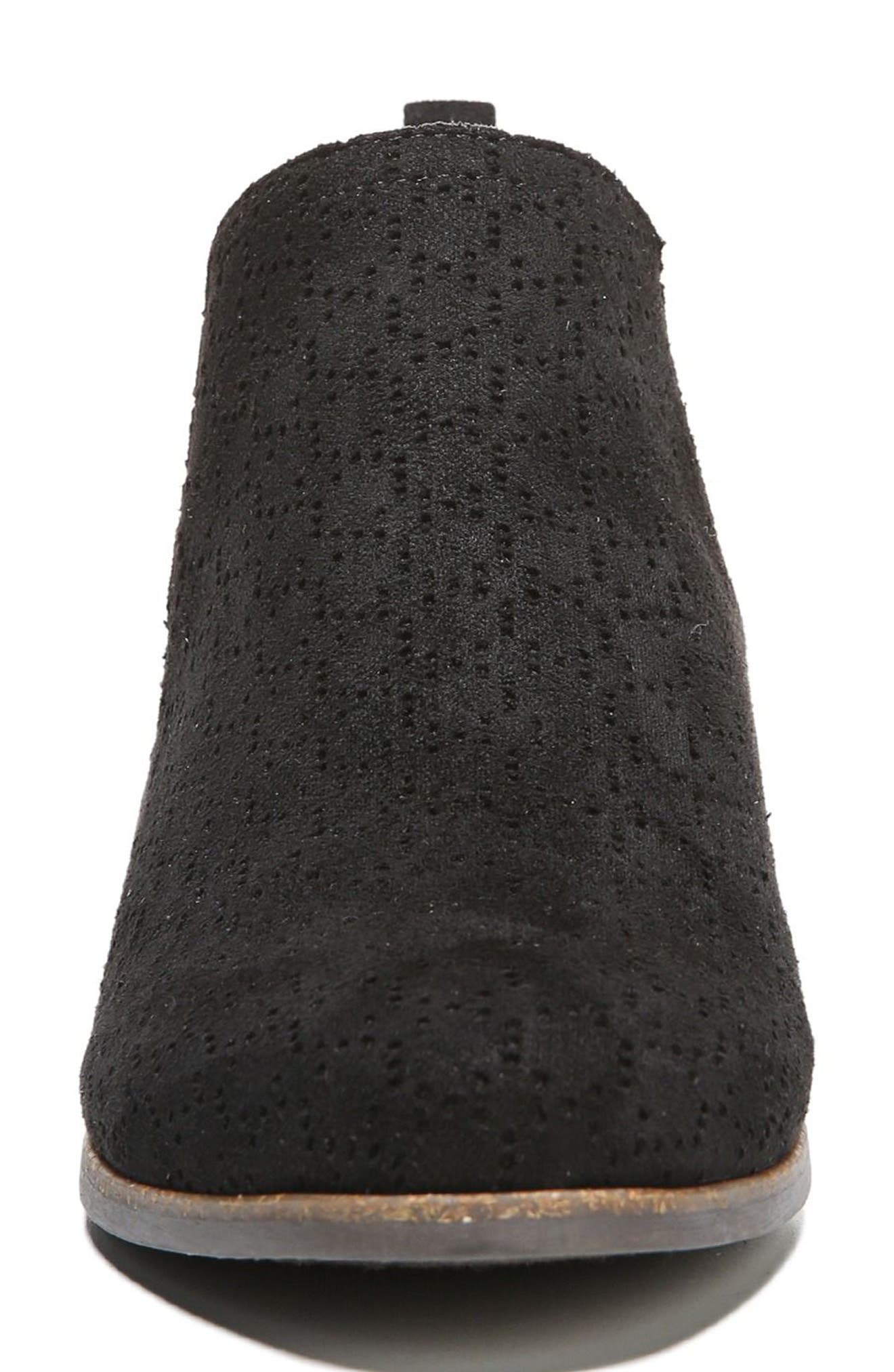 Rate Perforated Bootie, Alternate, color, BLACK FABRIC