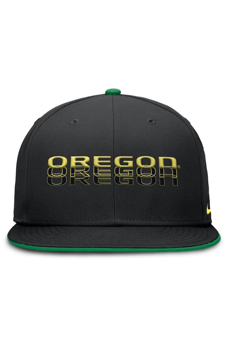 Nike Men's Nike  Black Oregon Ducks True Primetime Performance Fitted Hat, Alternate, color, 