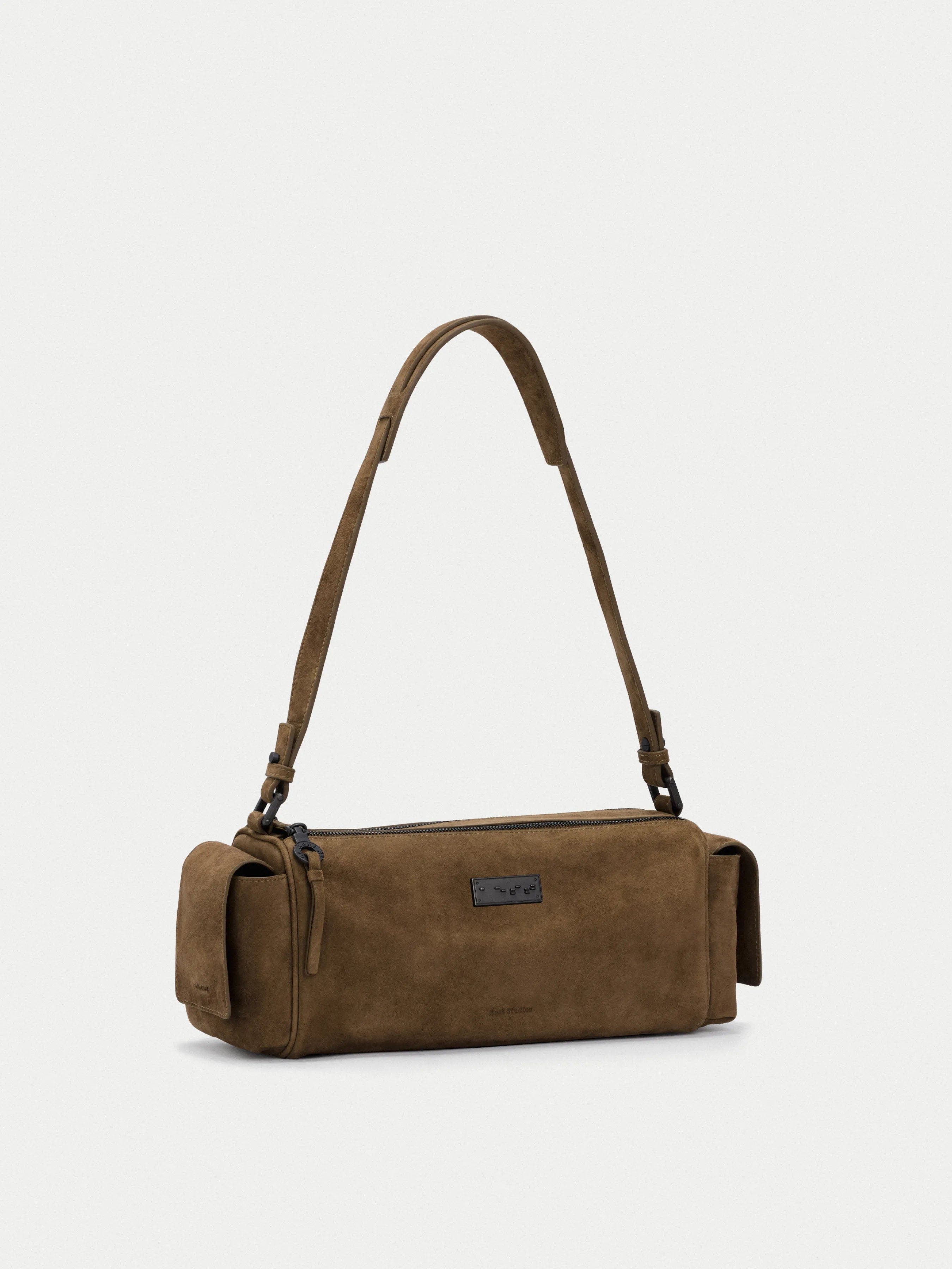 Capture Medium Sling Bag, Alternate, color, Camel Suede