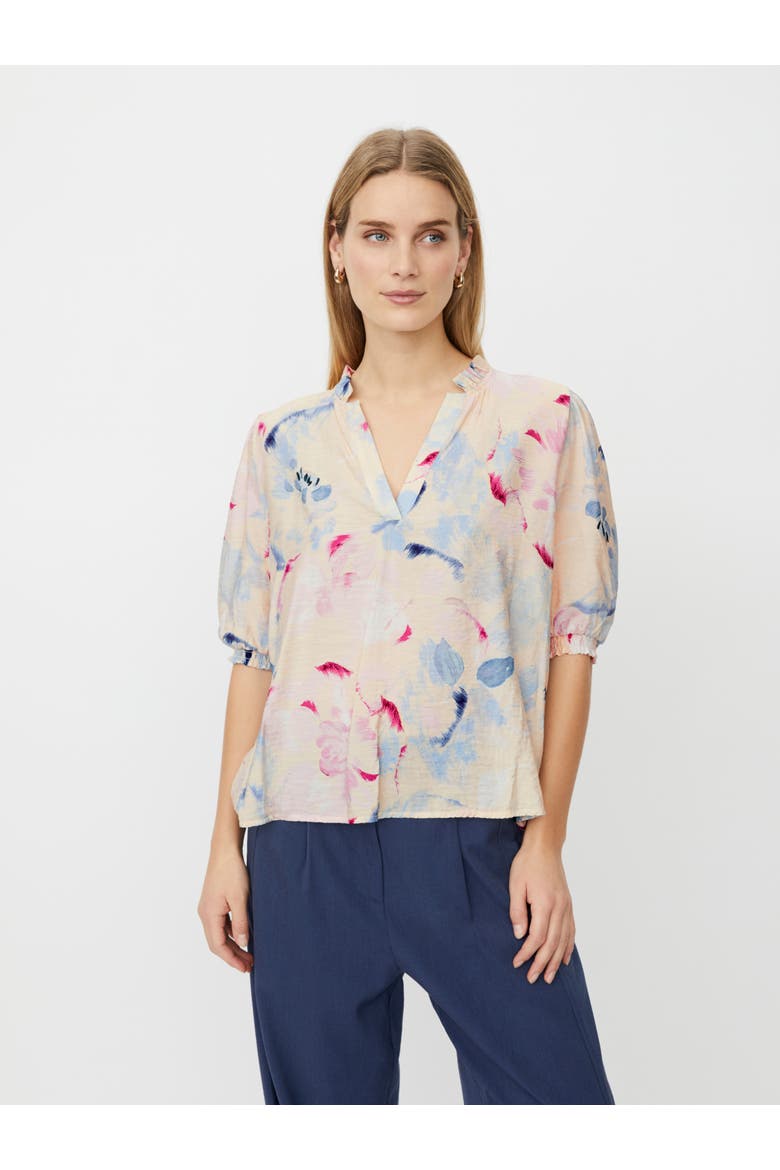 MaDanessa Floral Print Blouse, Main, color, Primrose