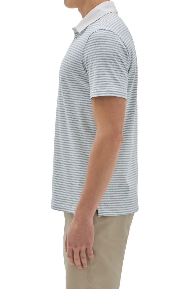 Robert Barakett Elridge Stripe Cotton Polo, Alternate, color,