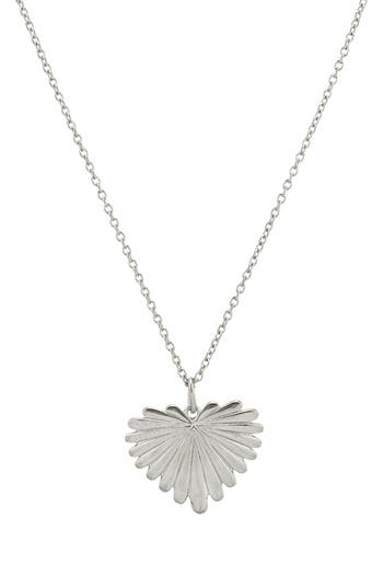Rebl Gender Inclusive Leaf Pendant Necklace