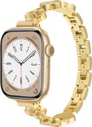 BCBG Universal Fit Tri Clover Link Bracelet Apple Watch® Watchband