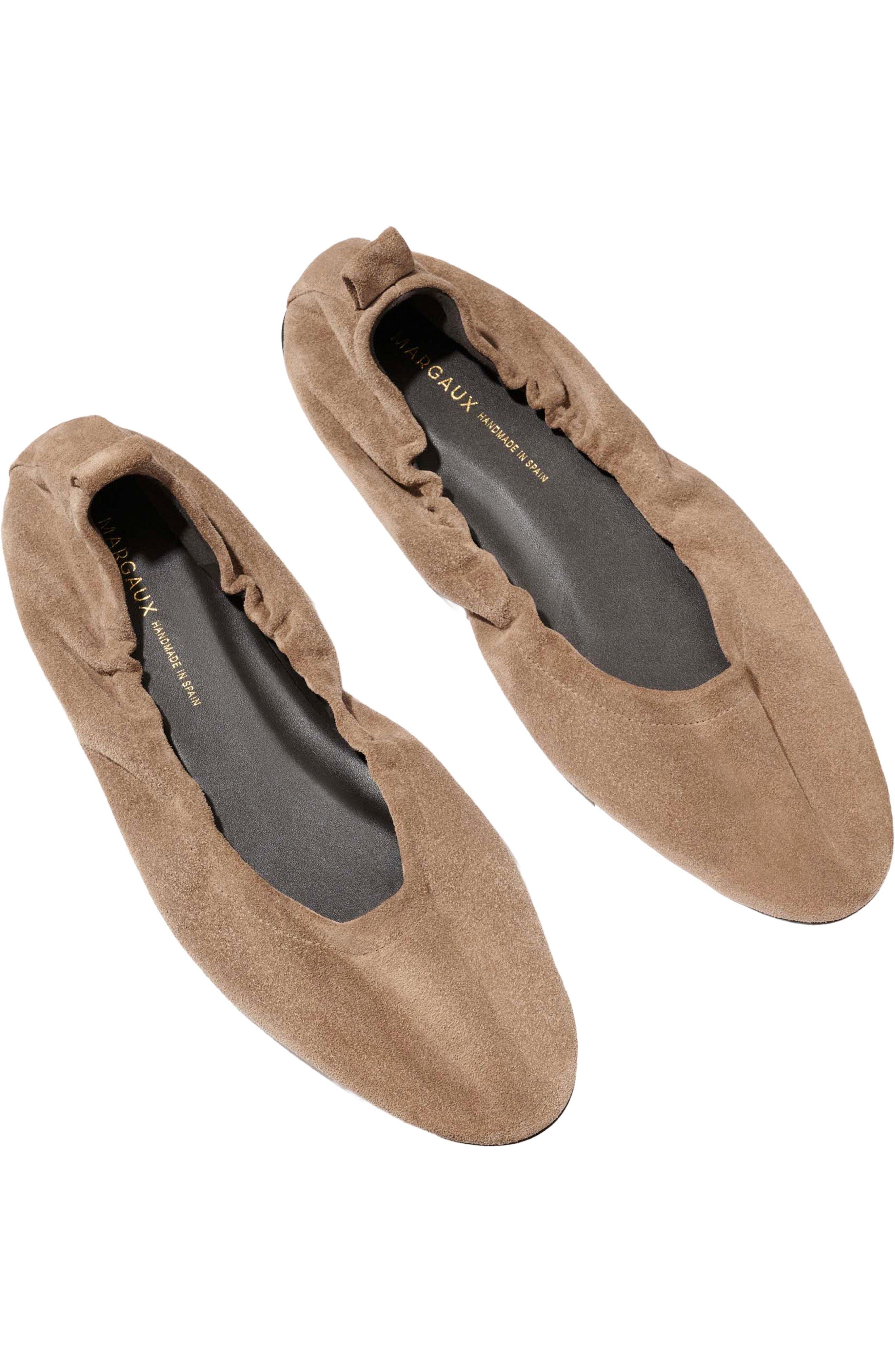 The Pascale Flat, Alternate, color, Cappuccino Suede