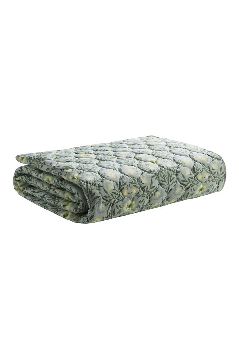 Whisper 3-Piece Quilt Set, Main, color, GREEN