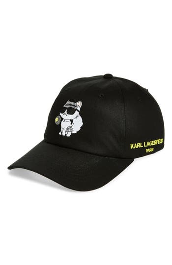 Karl Lagerfeld Paris Choupette Baseball Hat