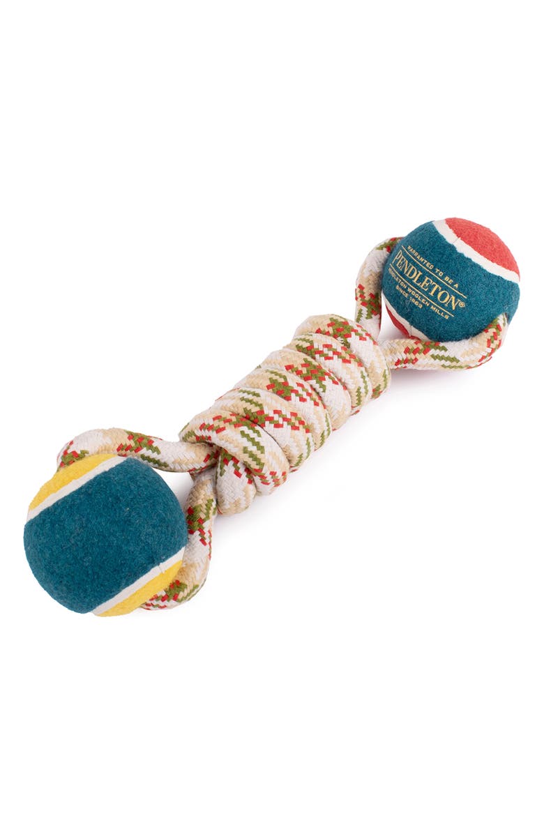 Pendleton Lasso Rope Dog Toy, Alternate, color, Beige