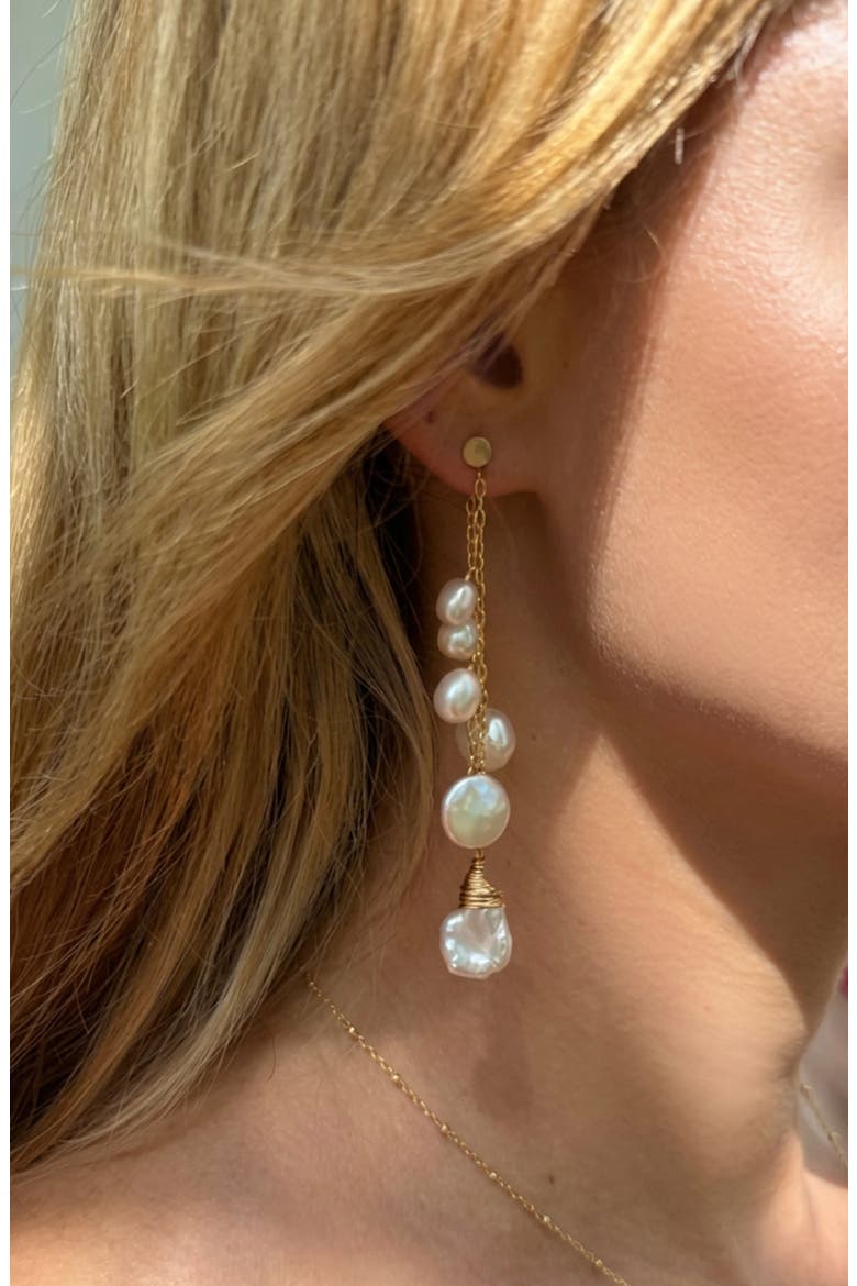 Aurora Earrings, Alternate, color, 14K Yellow Gold