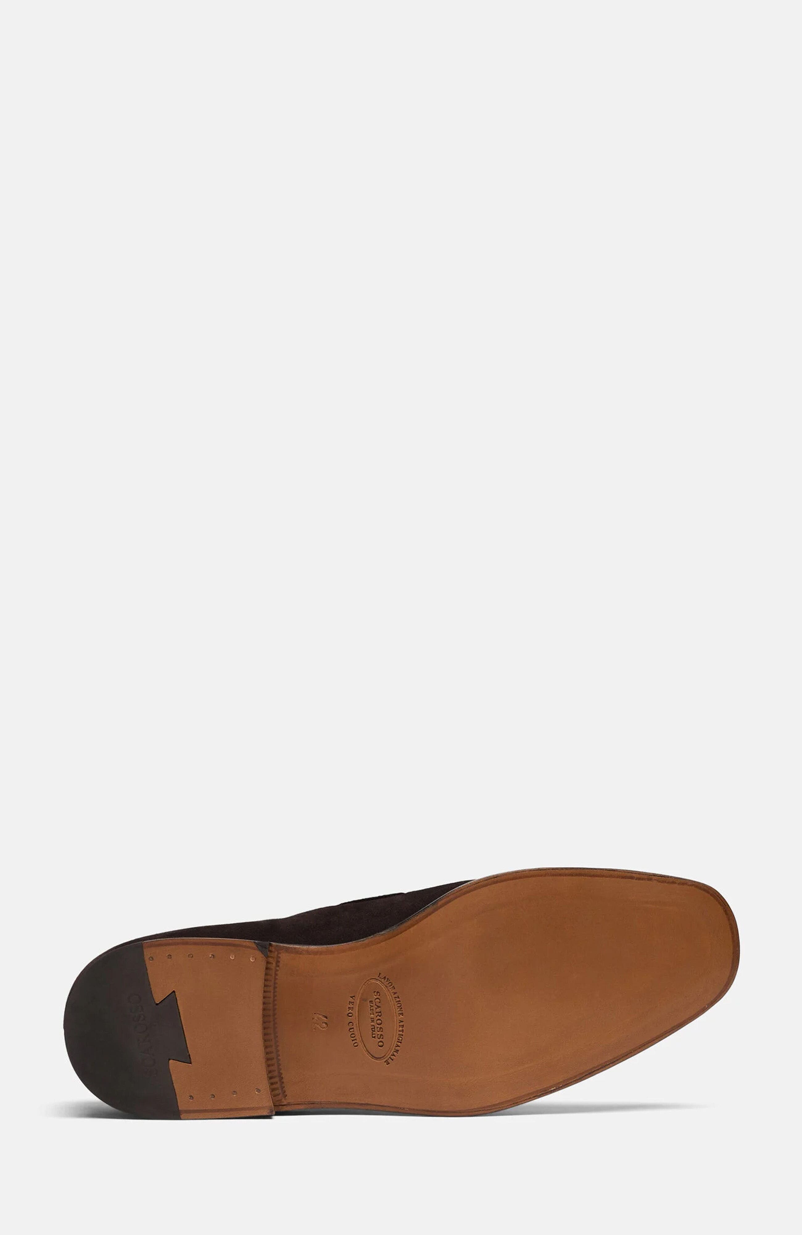 Duccio Loafers, Alternate, color, Dark Brown Suede