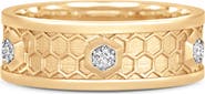 Sara Weinstock Honey Comb Diamond Band Ring