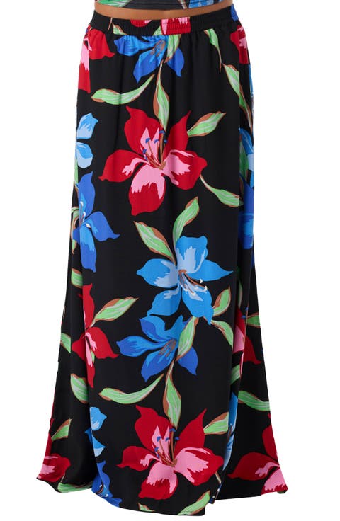 Lindon Floral Print Maxi Skirt