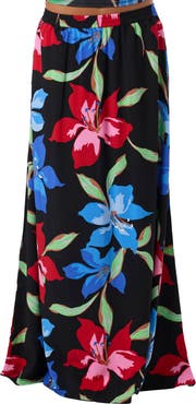 O'Neill Lindon Floral Print Maxi Skirt
