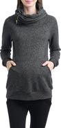 Kimi and Kai 'Thea' Zip Collar Maternity Sweatshirt