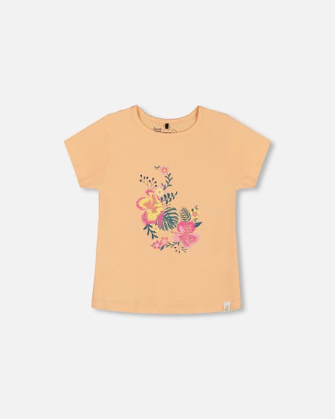 Deux Par Deux Top & Pants set - printed apples Deux Par Deux Top & Pants set - printed apples