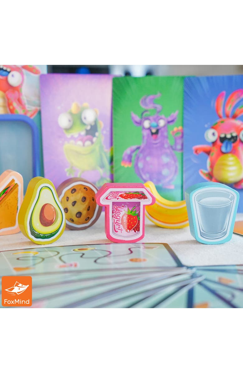 FoxMind Lunch Crunch Yummy Monster Themed Card Game, Alternate, color, Multicolored