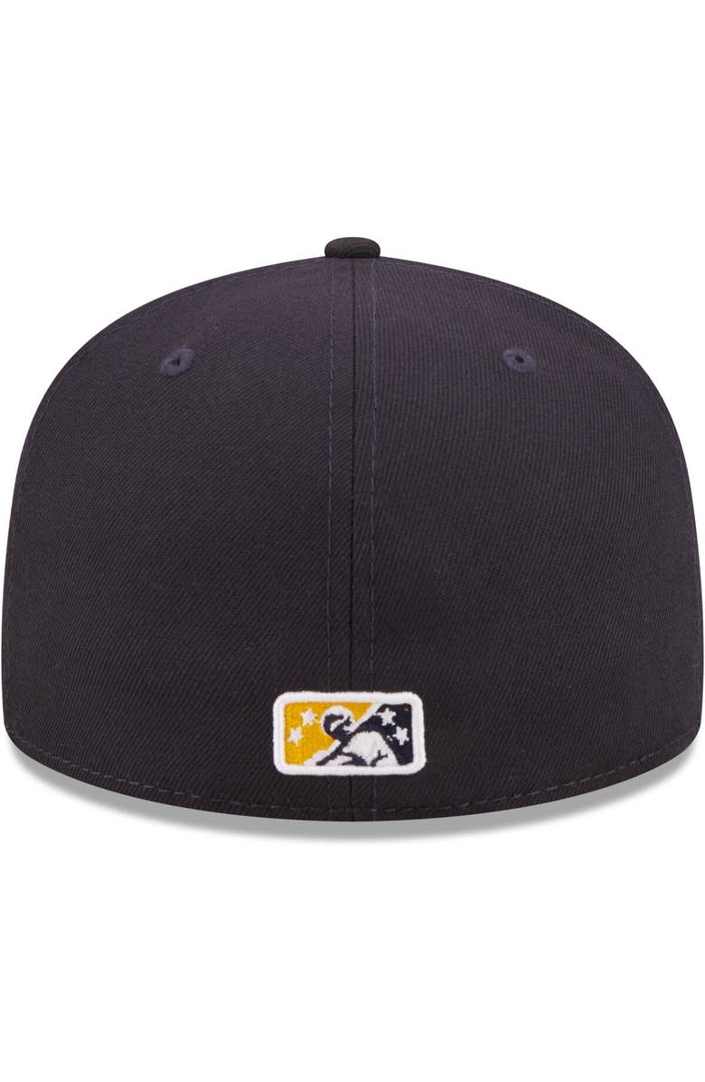 New Era Men's New Era Navy Charleston RiverDogs Authentic Collection 59FIFTY Fitted Hat, Alternate, color, 