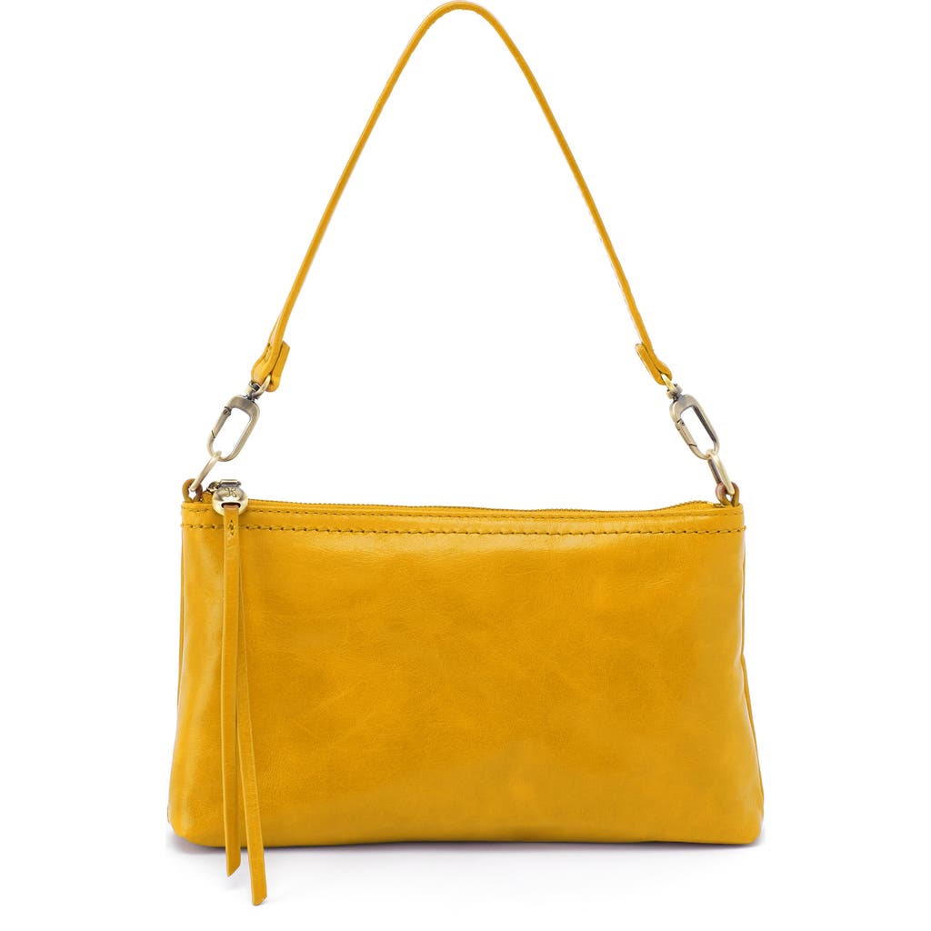 Hobo Darcy Convertible Leather Crossbody Bag In Yellow