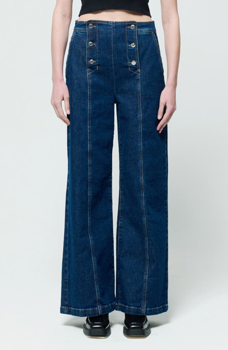 ÉTICA Violette Wide Leg Sailor Jeans, Main, color, 