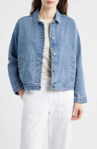 Classic Collar Organic Blend Denim Jacket