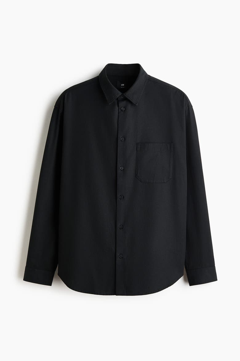 Relaxed Fit Shirt, Alternate, color, Black