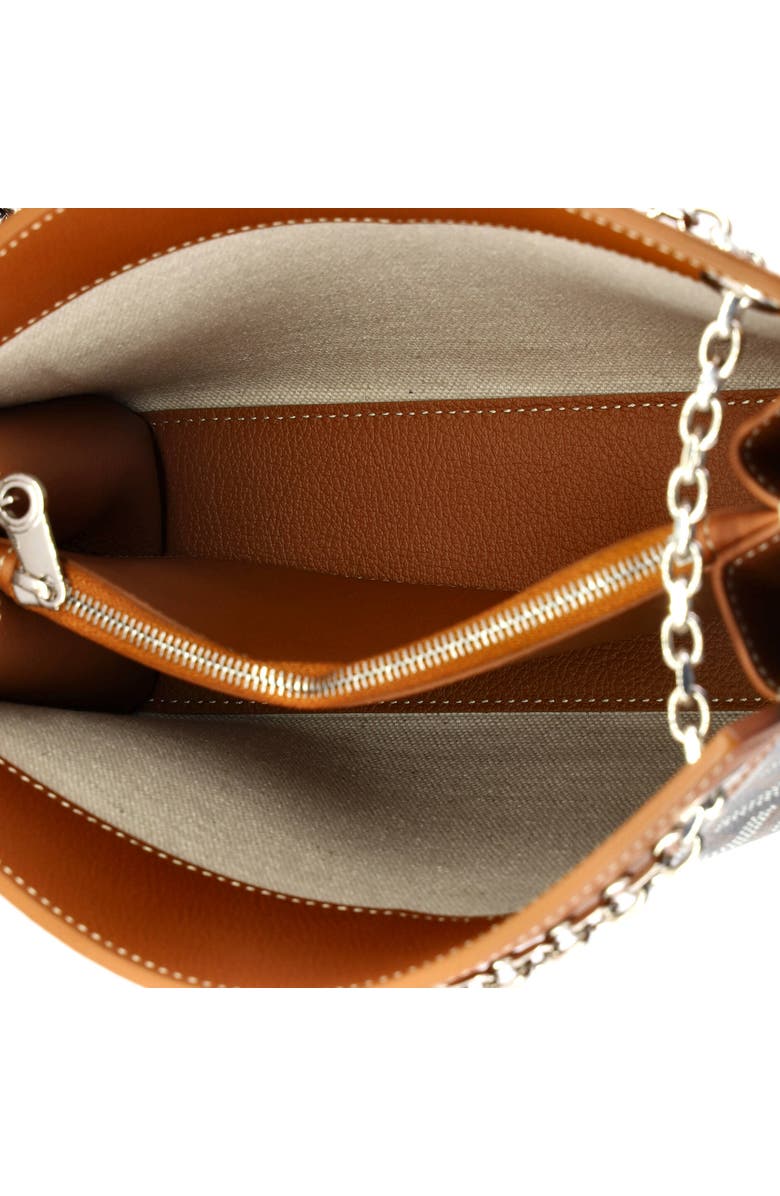 Pre-Owned Goyard Structured Rouette Chain Shoulder Bag Coated Canvas Mini, Alternate, color, Brown