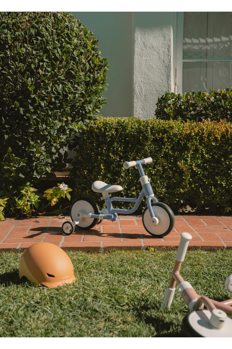 Tricycle with Push Handle & Training Wheels, Alternate, color, Petunia