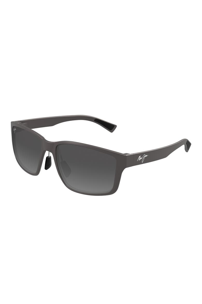 Walewaha 55mm PolarizedPlus2® Rectangular Sunglasses, Alternate, color, GREY