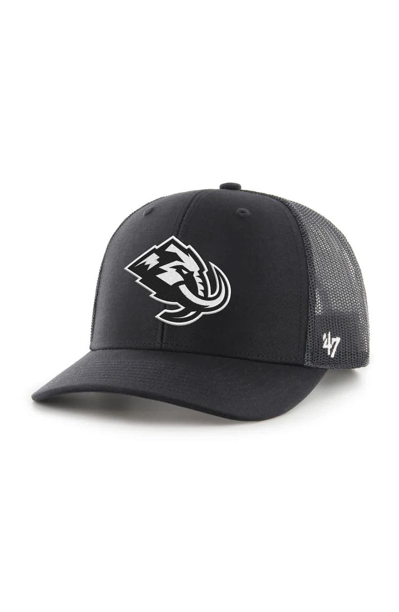 '47 Men's '47 Black Utah Mammoth Trucker Adjustable Hat, Main, color, Black
