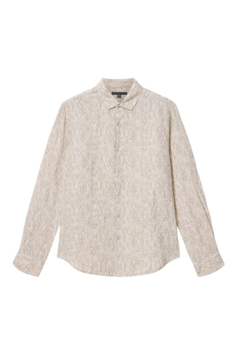 Thompsom Linen Button-Up Shirt, Alternate, color, LIGHT KHAKI