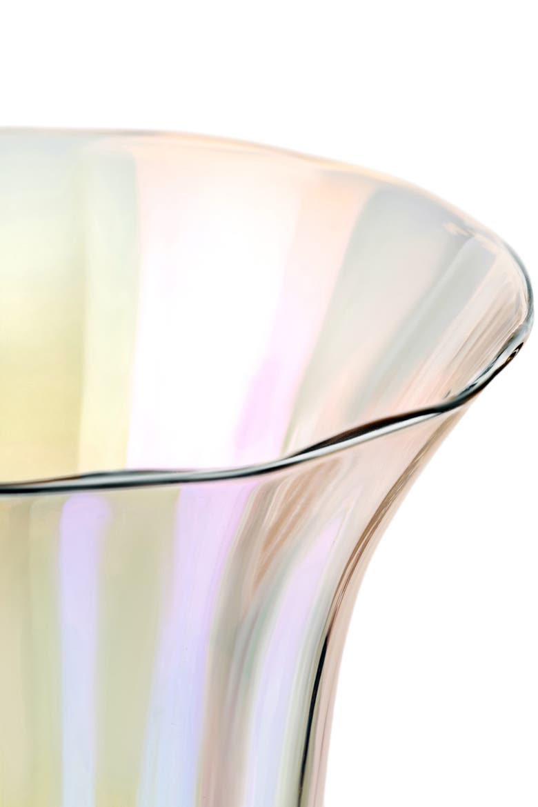 Loess Optical Glass Champagne Flute 5 oz Set of 4, Alternate, color, Clear