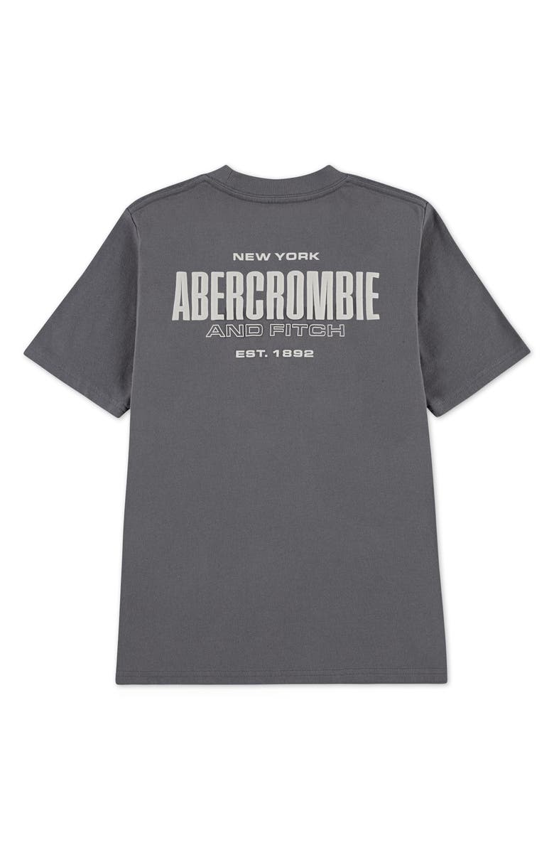 abercrombie kids Kids' 1892 Logo Boxy Graphic T-Shirt, Alternate, color, Castlerock