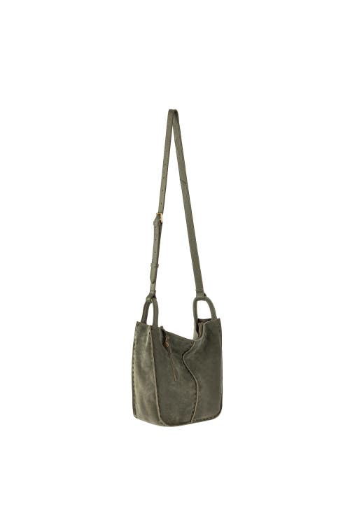 The Sak Los Feliz Crossbody Leather Bag In Green