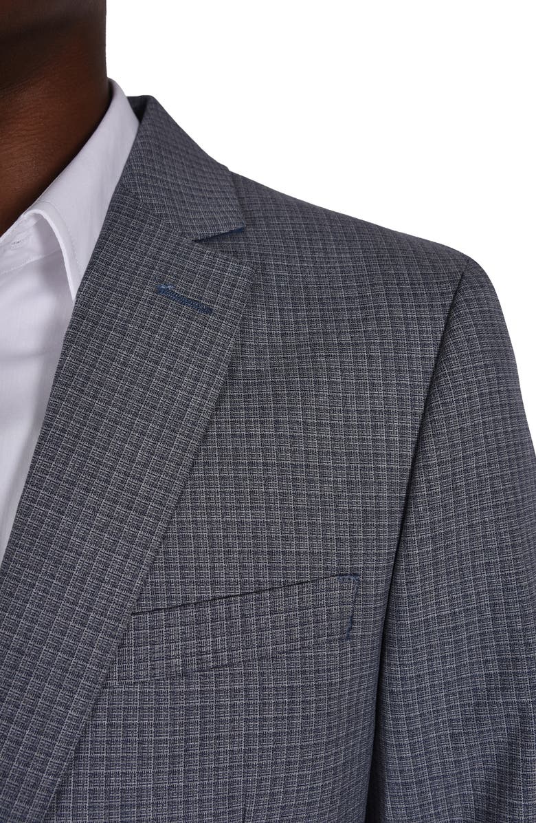 SAVILE ROW CO Slim Fit Check Suit, Alternate, color, 