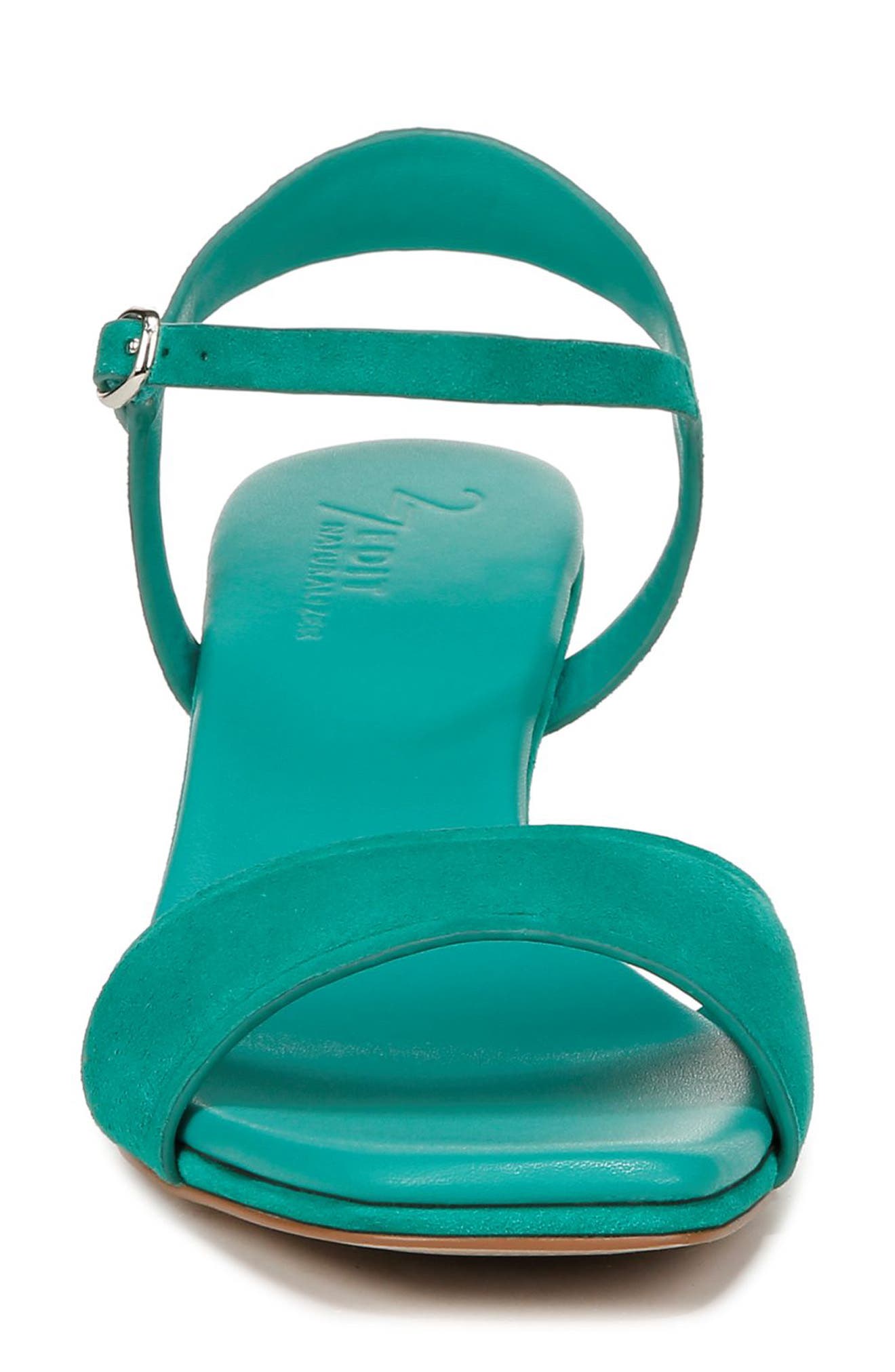 GRACE ANKLE STRAP, Alternate, color, JADE GREEN SUEDE